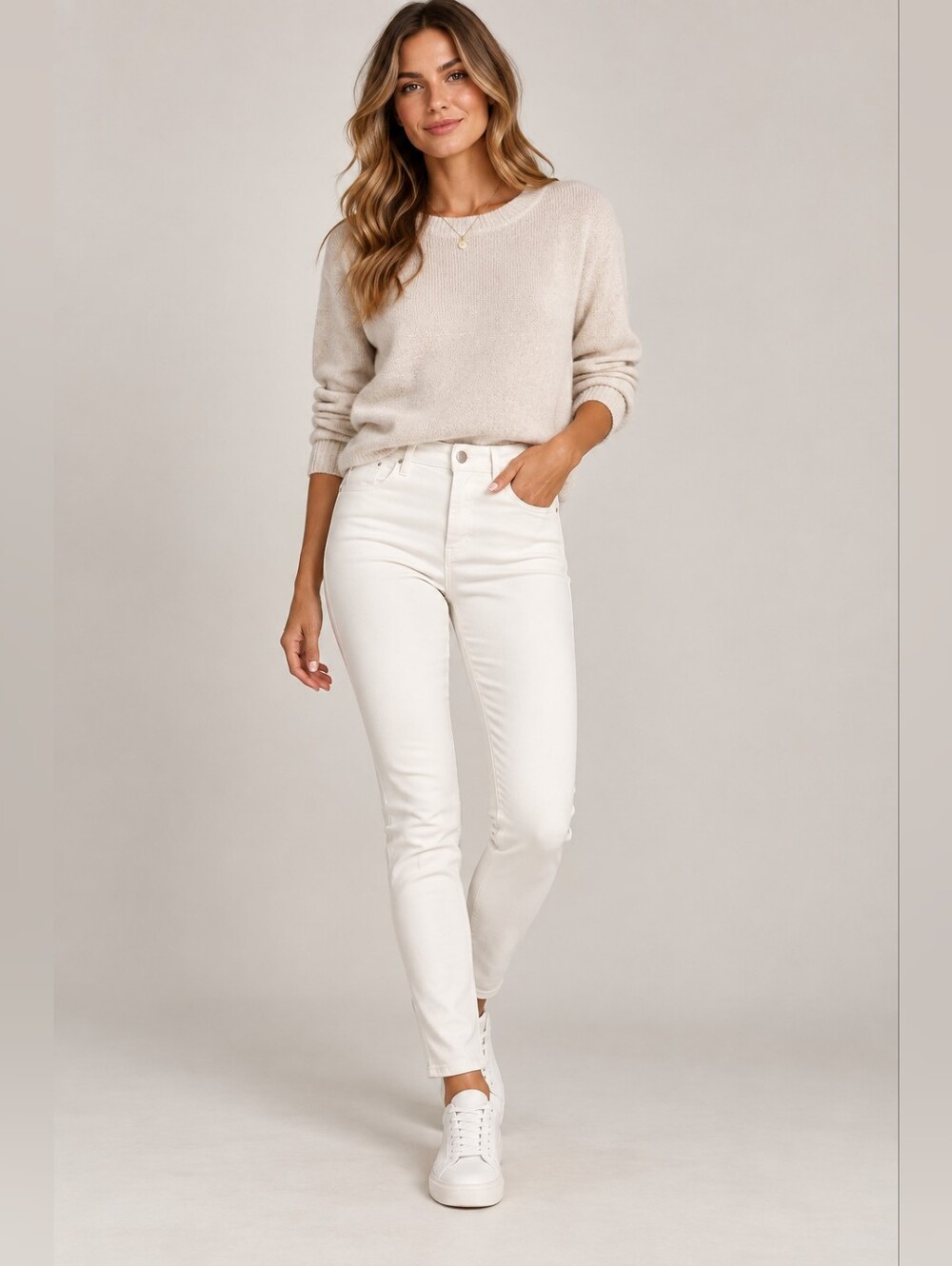 Favorite Daughter x Joe's White Skinny Jeans Size 23